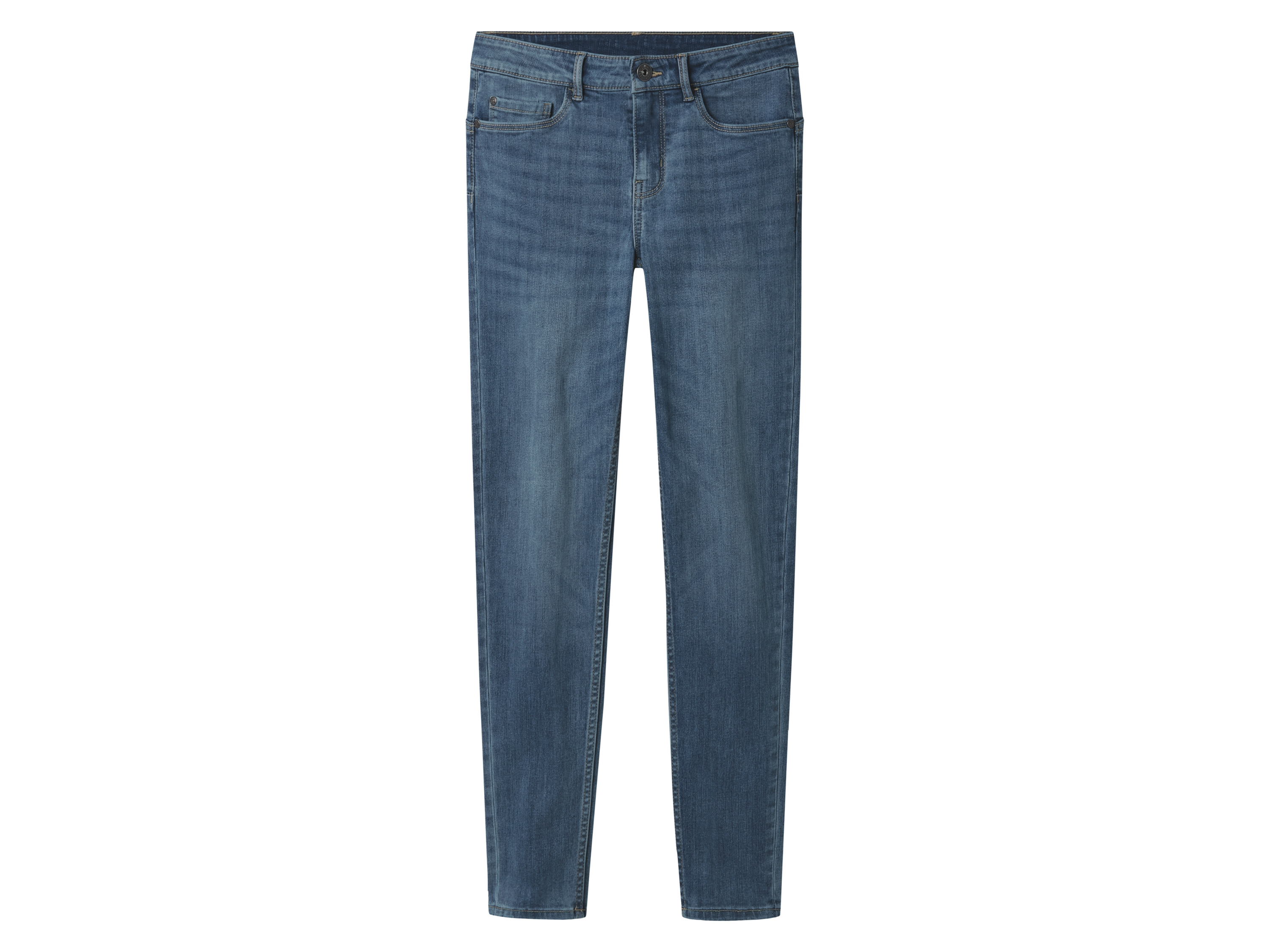 esmara Jeansy damskie super skinny fit Niebieski, 42