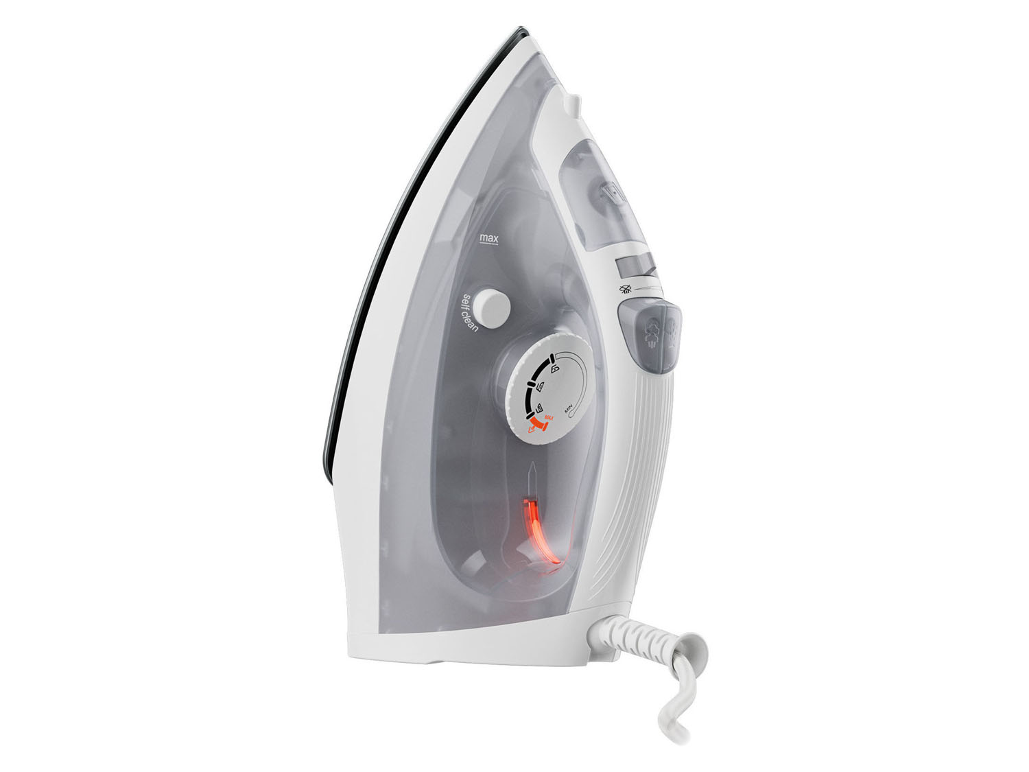Żelazko parowe DB 1600 B4, 1460 - 1740 W Jasnoszary