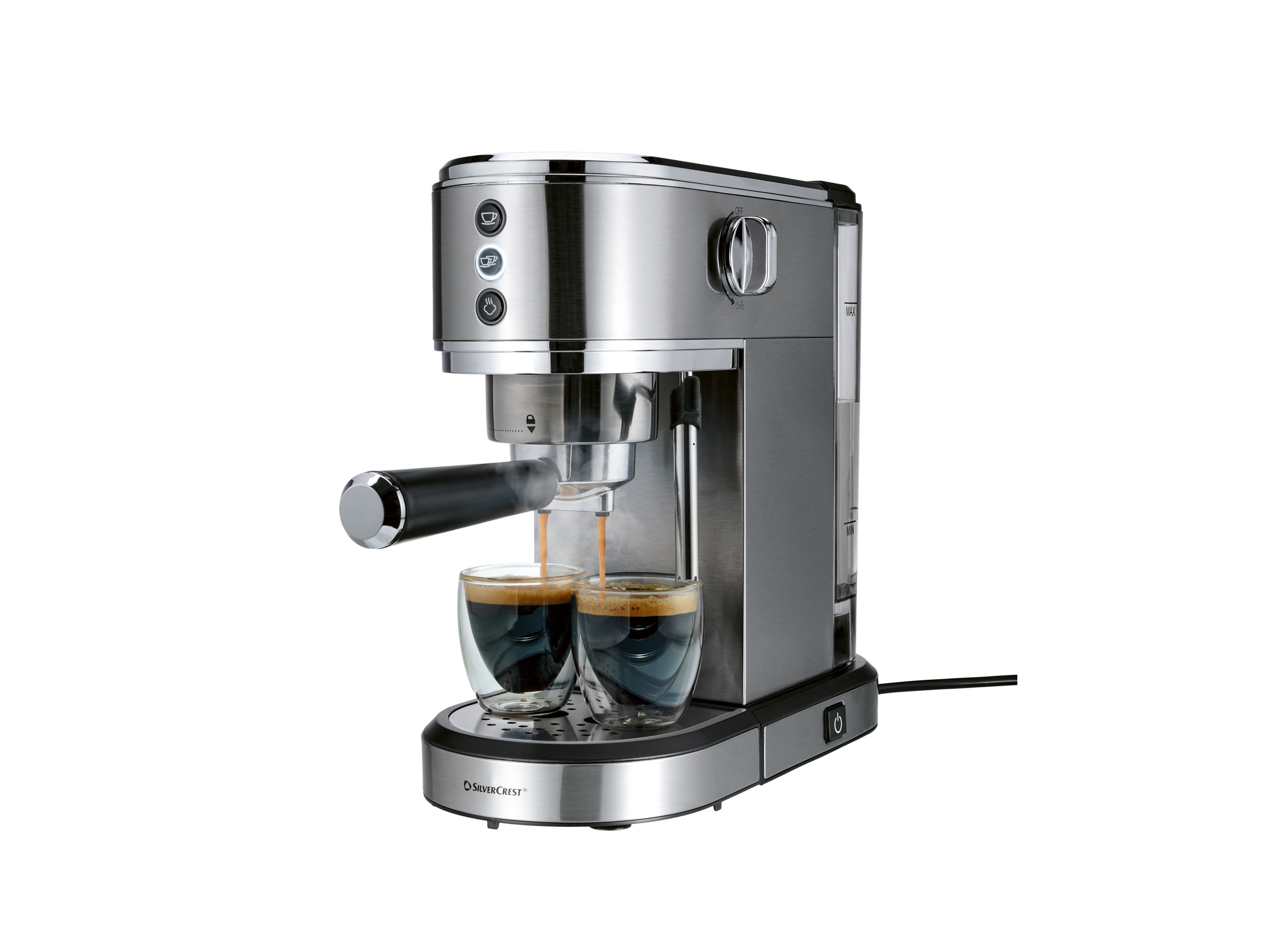 Silvercrest Ekspres kolbowy do kawy, 1350 W, Sems 1350 A2