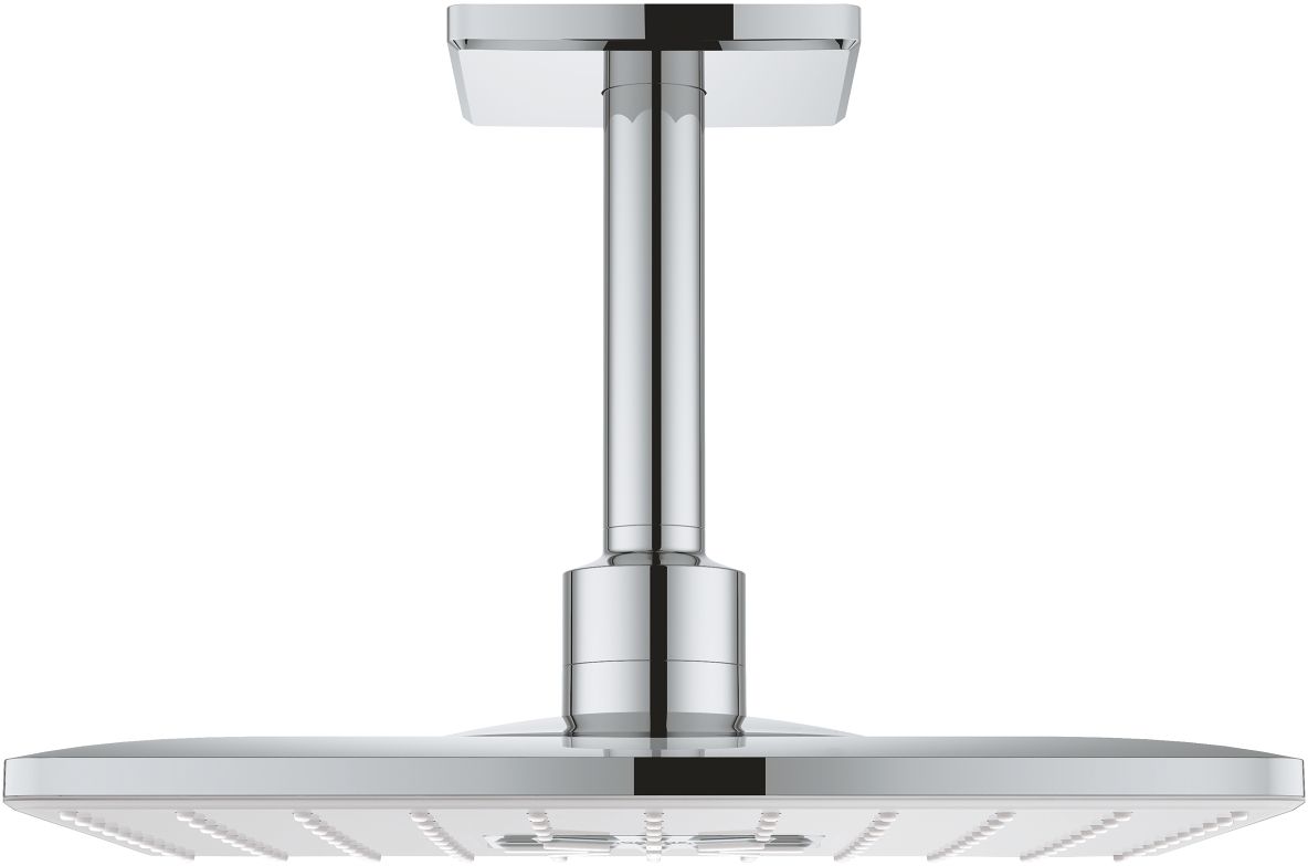 Darmowa Dostawa - Deszczownica z ramieniem 31x31 cm kwadratowa starlight chrome Grohe Rainshower 26481LS0