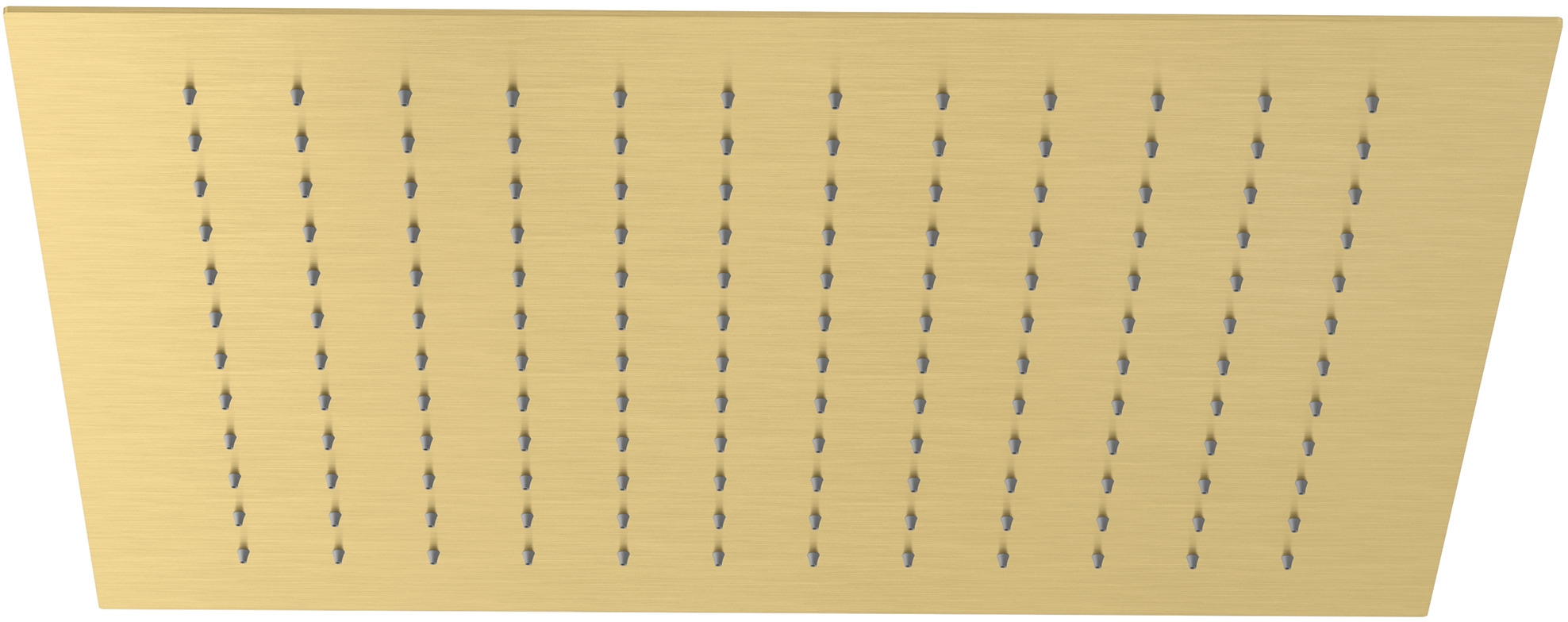 Darmowa Dostawa - Deszczownica 44x44 cm kwadratowa złoty Kludi Asana 69410N000