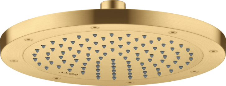 Darmowa Dostawa - Deszczownica 24.5x24.5 cm okrągła złoty Axor ShowerSolutions 35380250