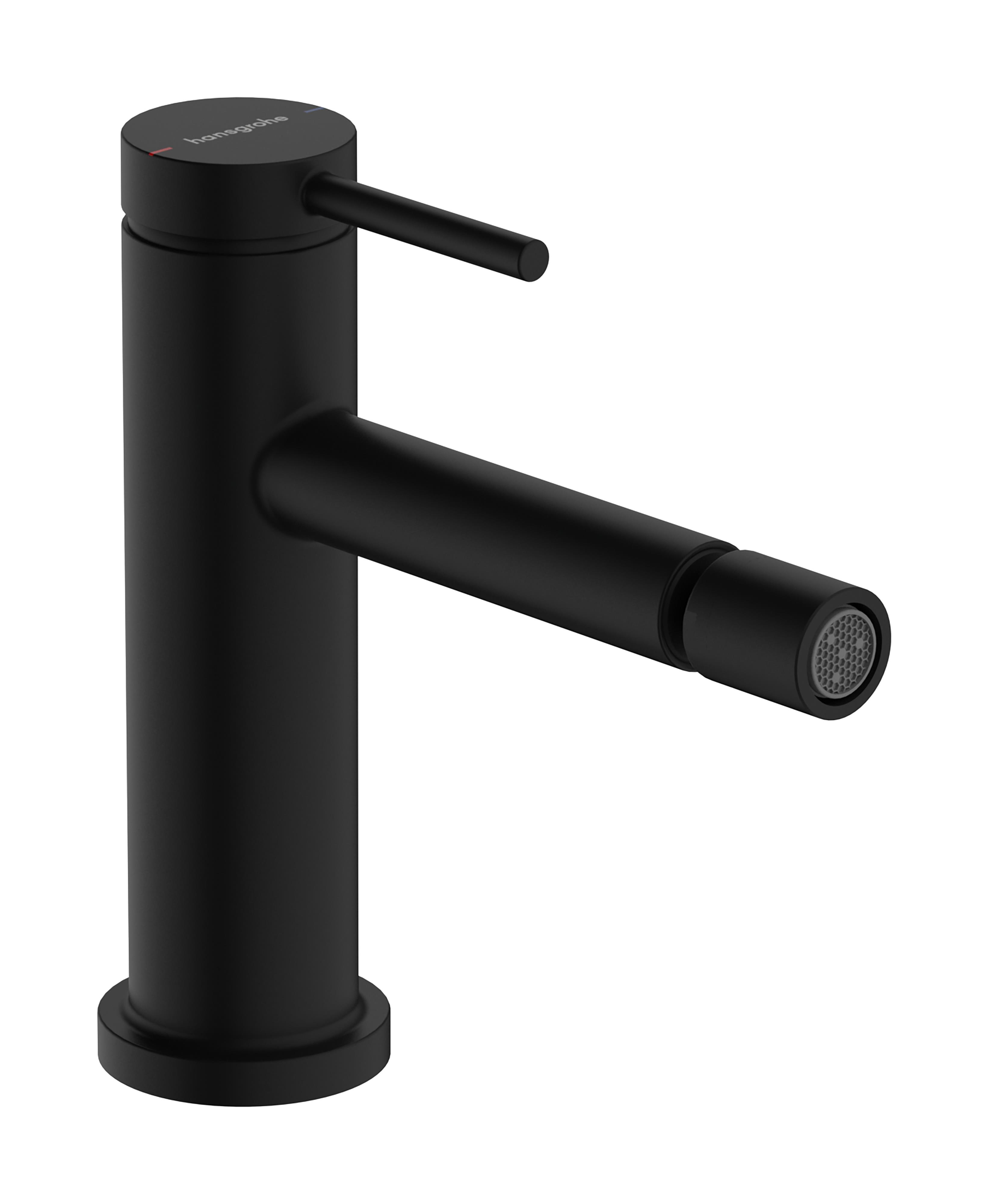 Darmowa Dostawa - Bateria bidetowa stojąca czarny Hansgrohe Tecturis S 73201670