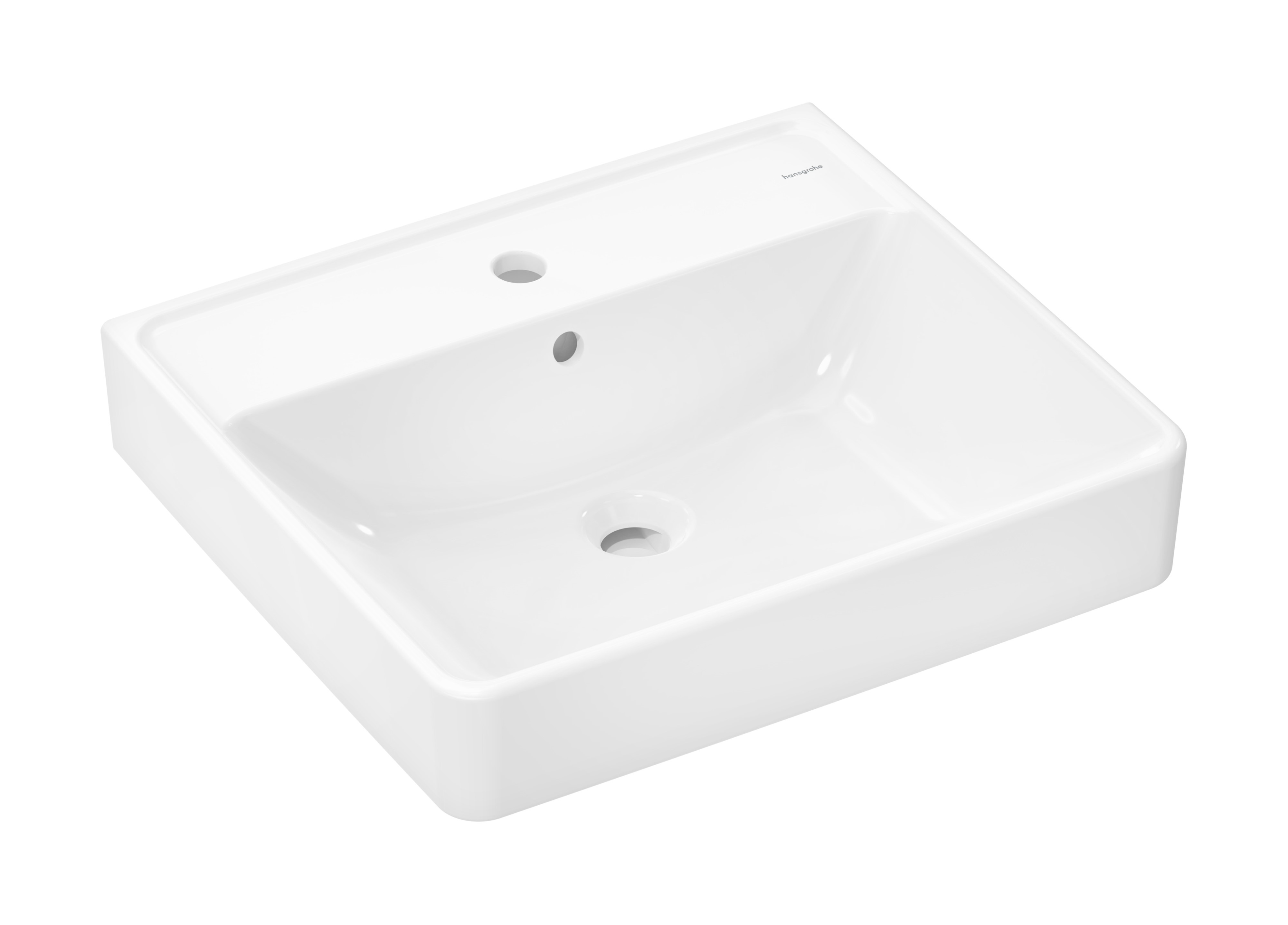 Darmowa Dostawa - Umywalka 55x48 cm prostokątna ścienna biała Hansgrohe Xanuia Q 60132450