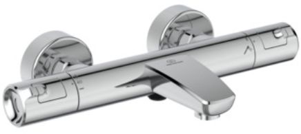 Darmowa Dostawa - Bateria wannowo-prysznicowa ścienna z termostatem chrom Ideal Standard Ceratherm A7223AA