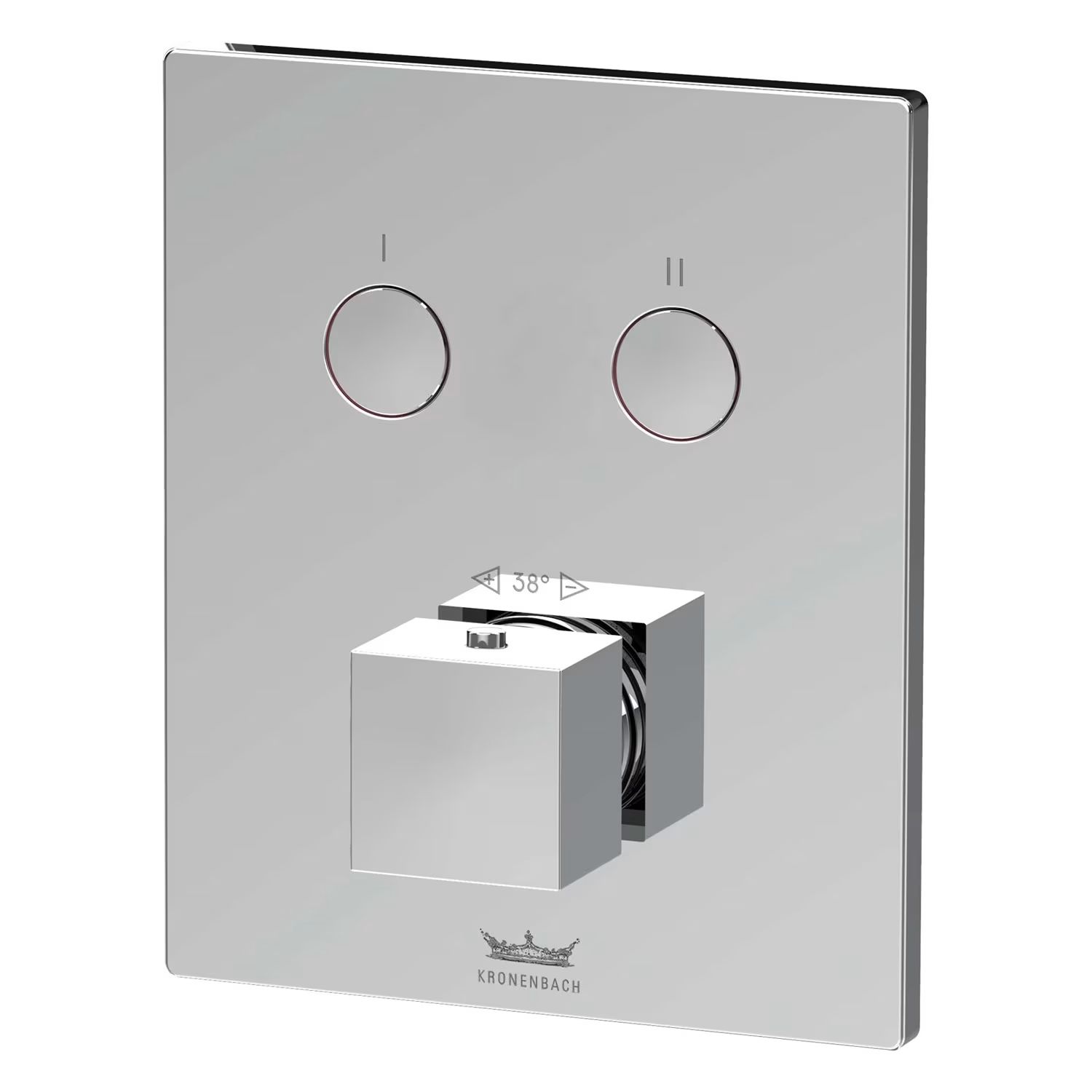 Darmowa Dostawa - Bateria wannowo-prysznicowa podtynkowa z termostatem chrom Kronenbach Smart Push 19046002CR