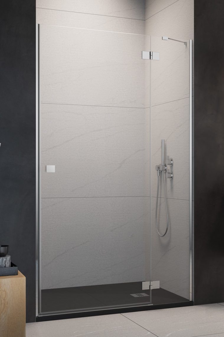 Darmowa Dostawa - Drzwi prysznicowe 51.2 cm uchylne /szkło przezroczyste Radaway Essenza 8 DWJ 104805120101L
