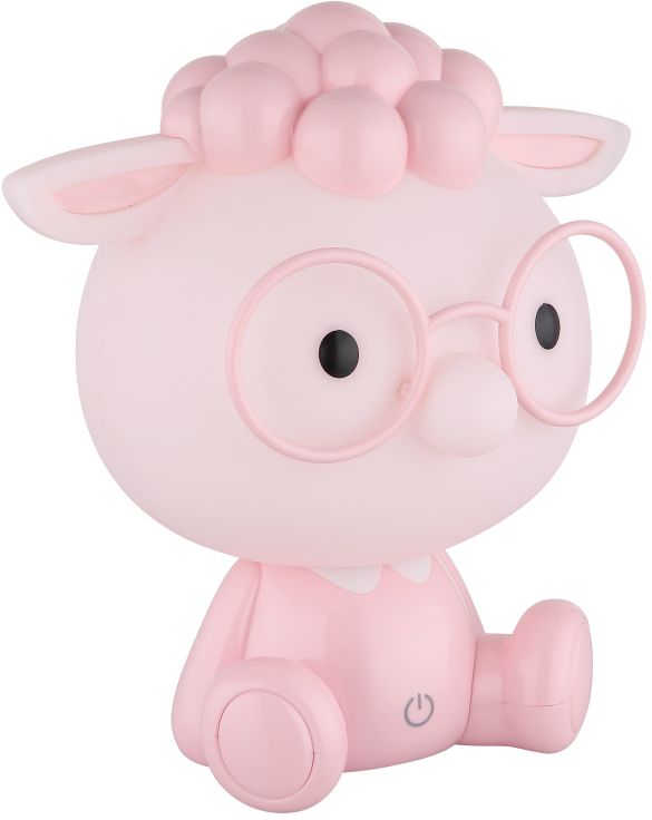 Darmowa Dostawa - Lampka nocna dziecięca 1x1 W różowa Globo Lighting Sheepy 21760P
