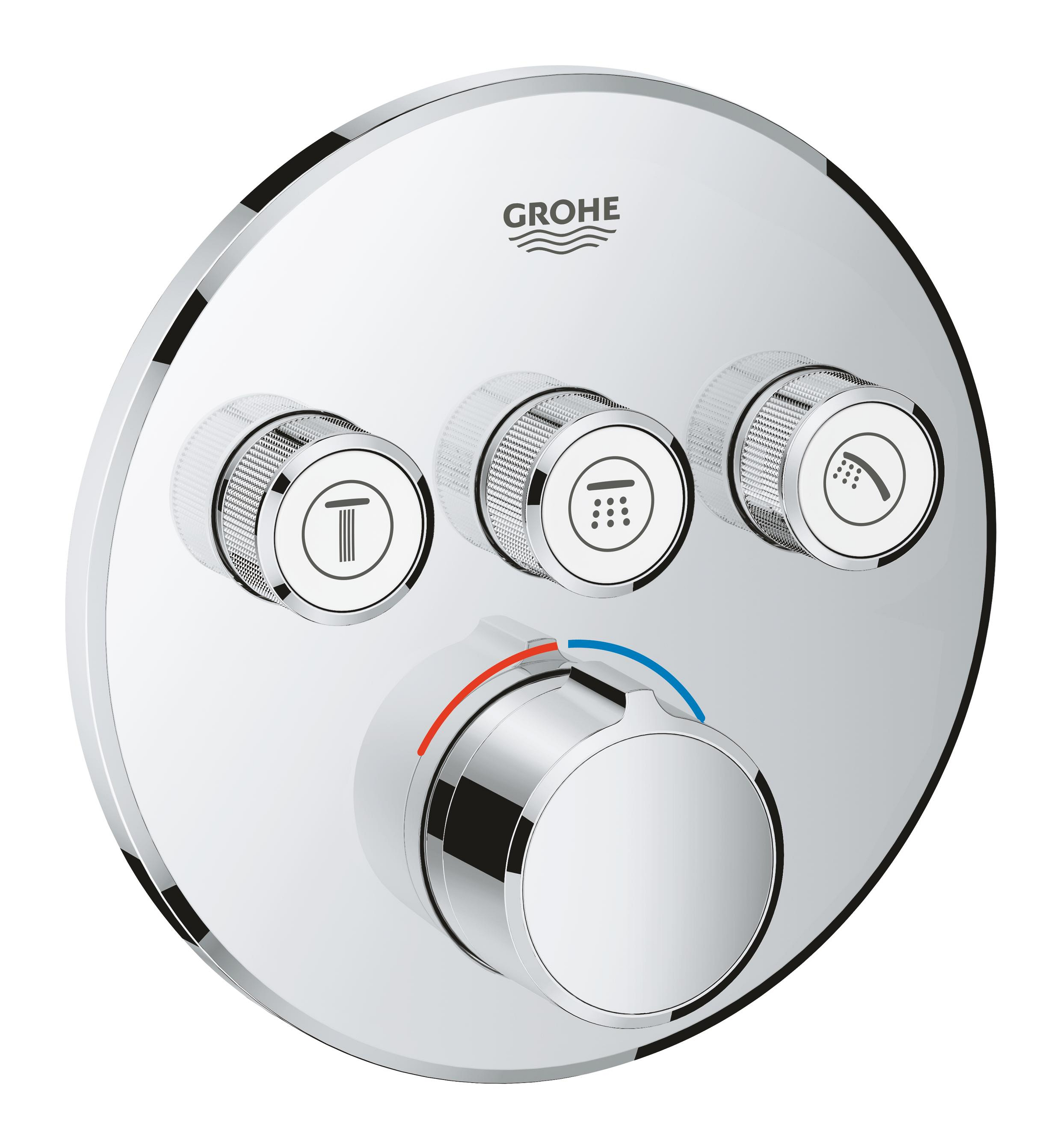 Darmowa Dostawa - Bateria wannowo-prysznicowa podtynkowa chrom Grohe SmartControl 29146000