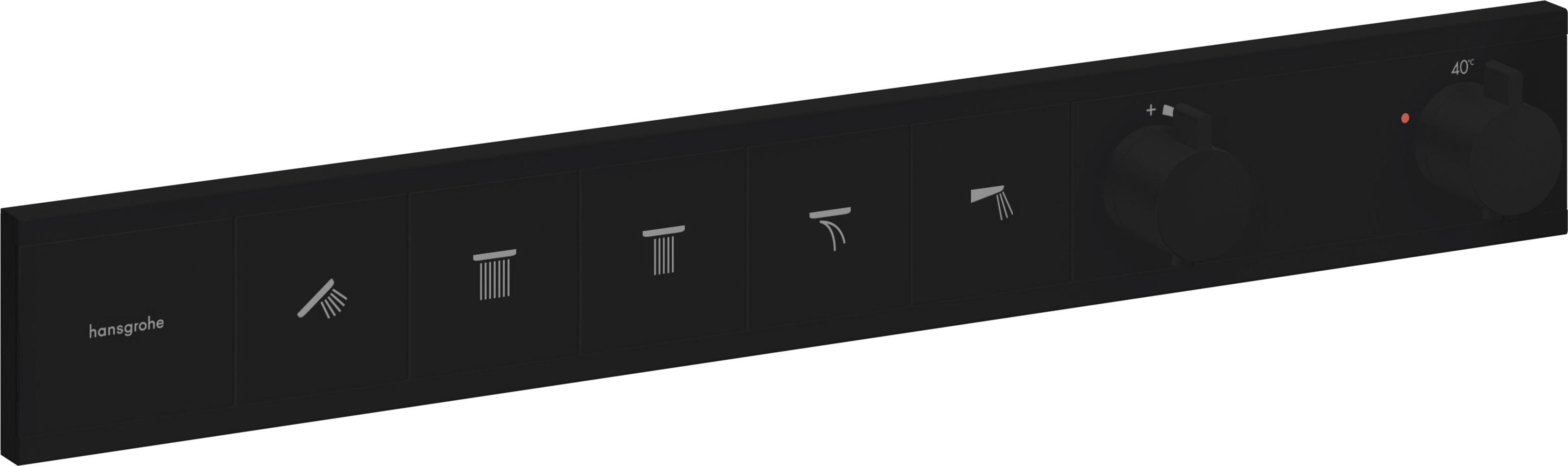 Darmowa Dostawa - Bateria wannowo-prysznicowa podtynkowa czarny Hansgrohe RainSelect 15384670