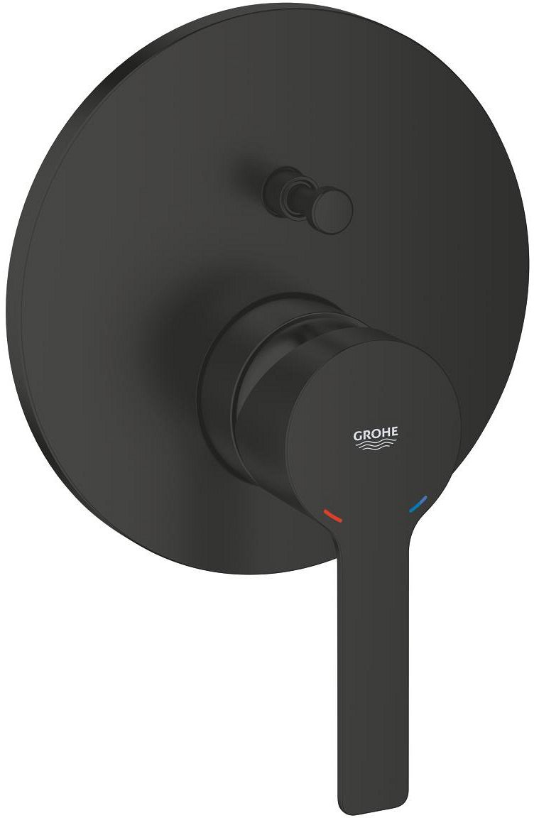 Darmowa Dostawa - Bateria wannowo-prysznicowa podtynkowa czarna Grohe Lineare New 240642431