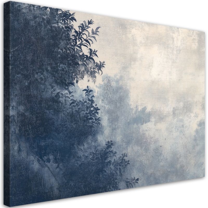 Obraz do salonu sypialni Feeby Drzewa Las we mgle Natura 90x60 cm 1szt
