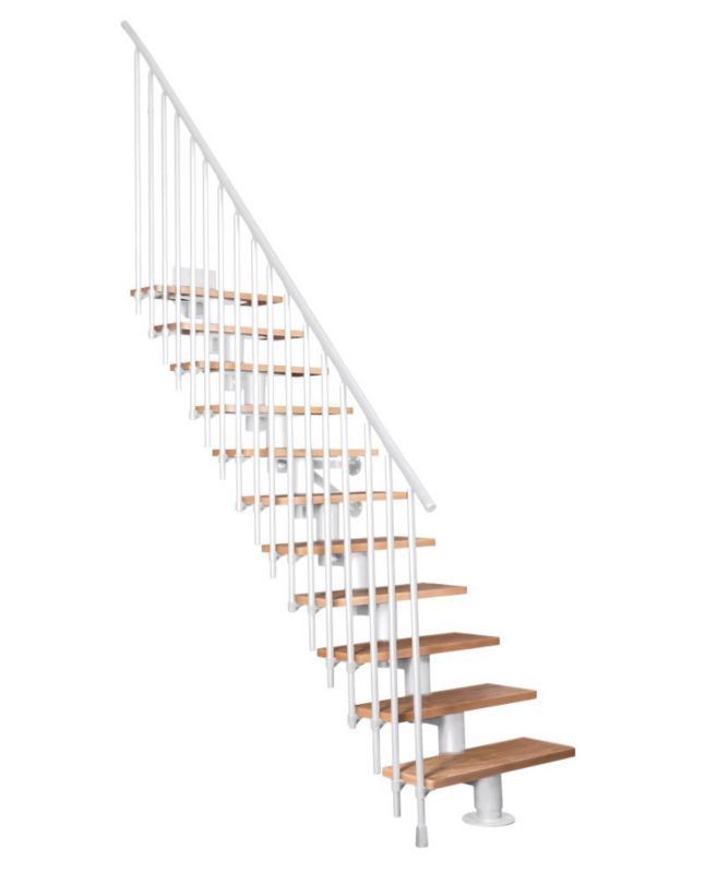 Schody Atrium Dixi Vertical RAL 9003 Buk 80 cm 11 Elementów 1 szt.