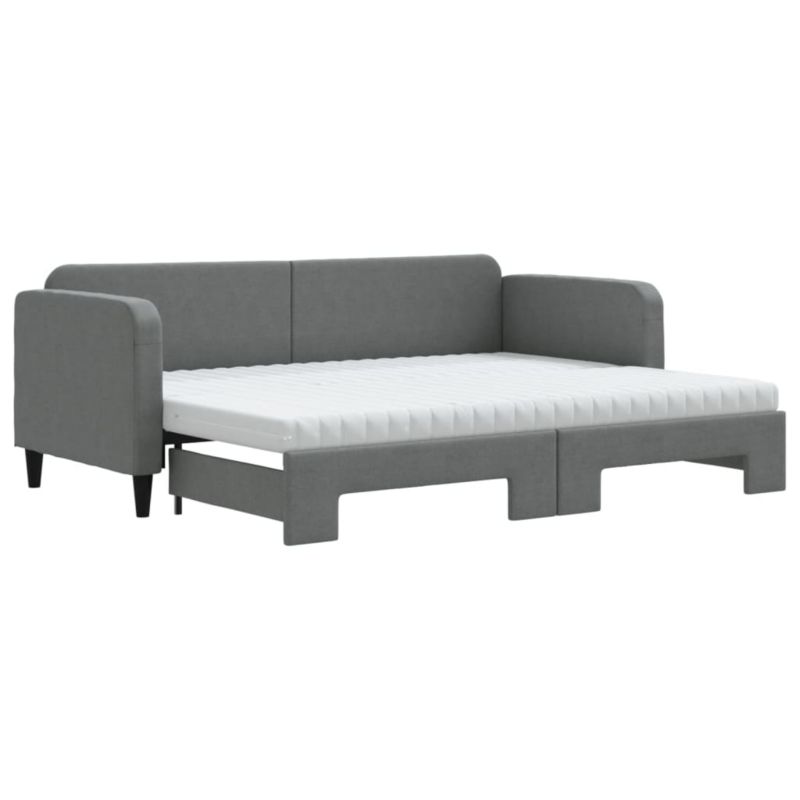 Sofa rozkładana WaszeMeble 80x200 cm Ciemnoszary tkanina WM-3196830 1 szt.