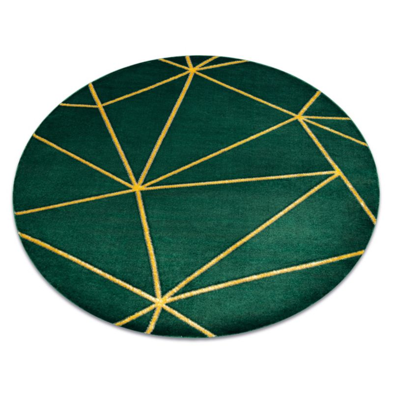 Dywan Emerald RugsX koło 200 cm zieleń AF501 1 szt.