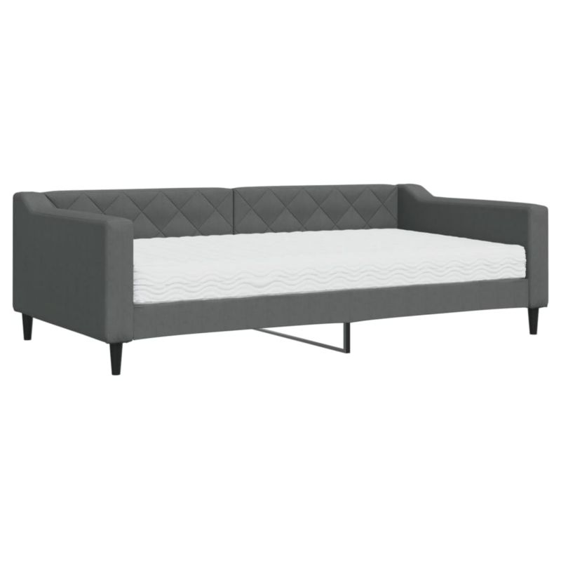 Sofa rozkładana WaszeMeble 100x200 cm Ciemnoszary tkanina WM-3197414 1 szt.