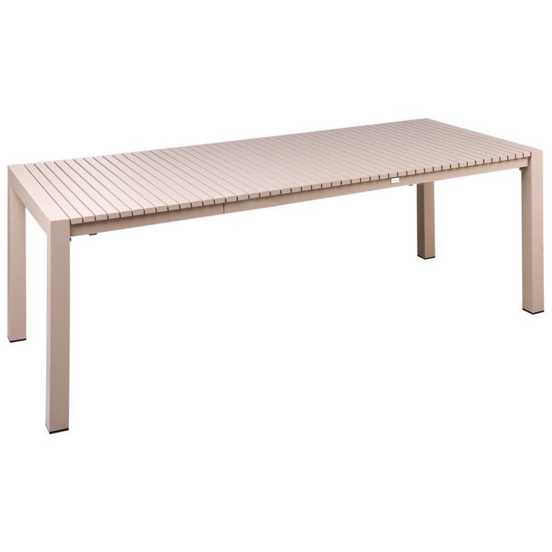 Stół ogrodowy rozkładany Ardesio 160/220 cm 90 cm Metal Piaskowy 1 szt.
