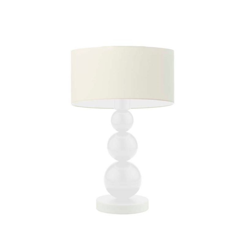 Lampka Nocna Volta Light Factory Bubble Abażur Biały/Ecru 1xE27 1szt.
