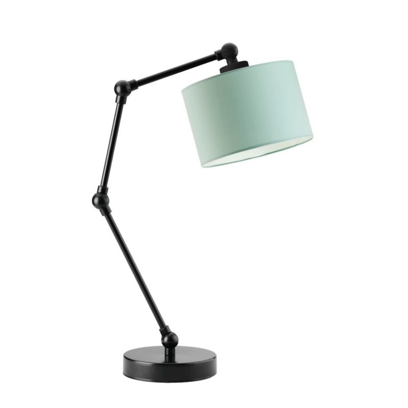 Lampka Nocna Volta Light Factory Soul Abażur Czarny/Miętowy 1xE27 1szt.