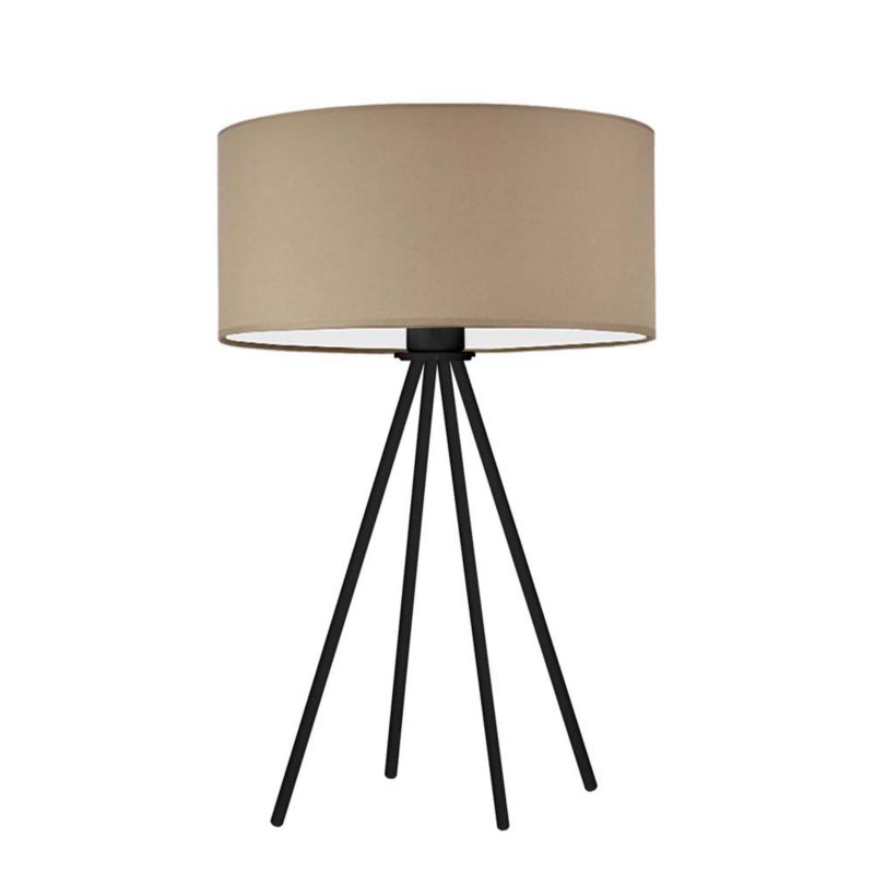 Lampka Nocna Volta Light Factory Solaris Abażur Cappuccino 1xE27 1szt.