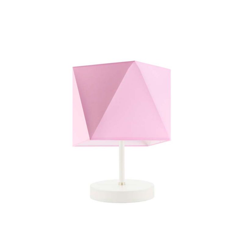 Lampka Nocna Volta Light Factory Picolo Abażur Biały/Różowy Diament 1xE27 1szt.