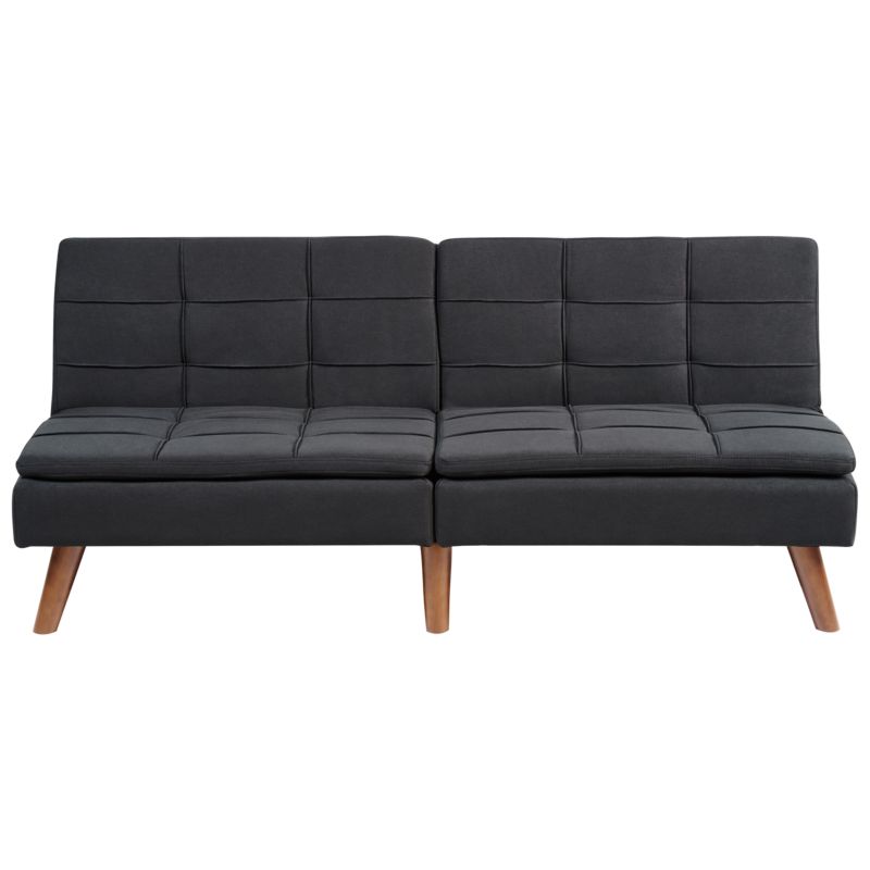 Sofa rozkładana dla 3 osób Ronne Czarny 1 szt.