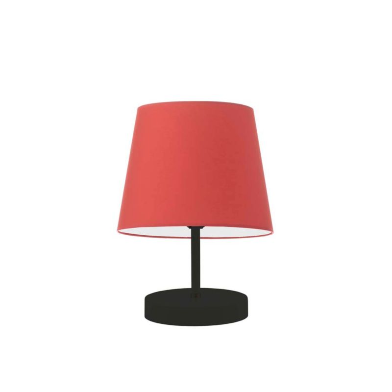 Lampka Nocna Volta Light Factory Picolo Abażur Ceglany Stożek 1xE27 1szt.