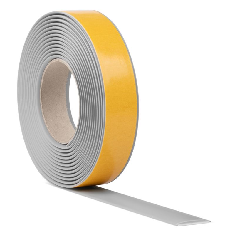 Listwa progowa PVC 50 mm QUEST, samoprzylepna listwa przejściowa- 5 m, szara, 1 szt.