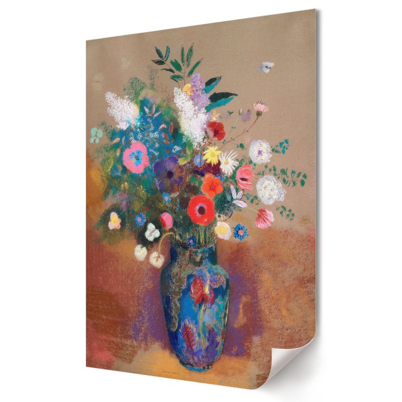 Plakat na ścianę Wallfluent Format A3 Bukiet kwiatów Artysta Odilon Redon 1 szt.