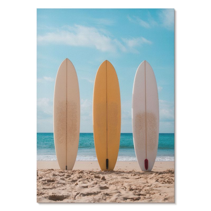 Obraz Plakat Canvas Tulup 21x29,7 cm (A4) Surfing plaża Do sypialni, salonu, biura 1 szt.