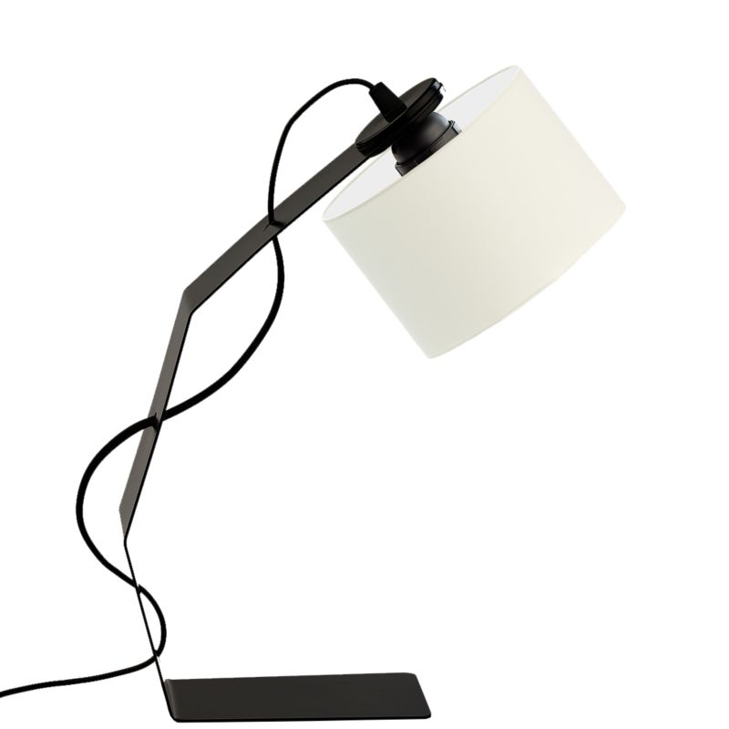 Lampka Nocna Volta Light Factory Blacha Abażur Ecru 1xE27 1szt.