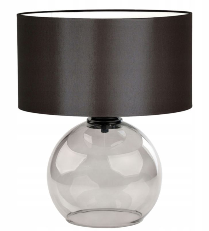 Lampka Nocna Volta Light Factory Piena Abażur Brązowy 1xE27 1szt.