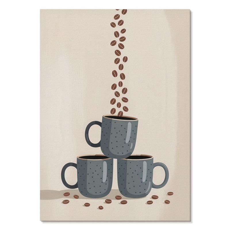 Plakat na Płótnie Tulup 21x29,7 cm (A4) Kubki kawy Do kuchni, salonu, biura 1 szt.