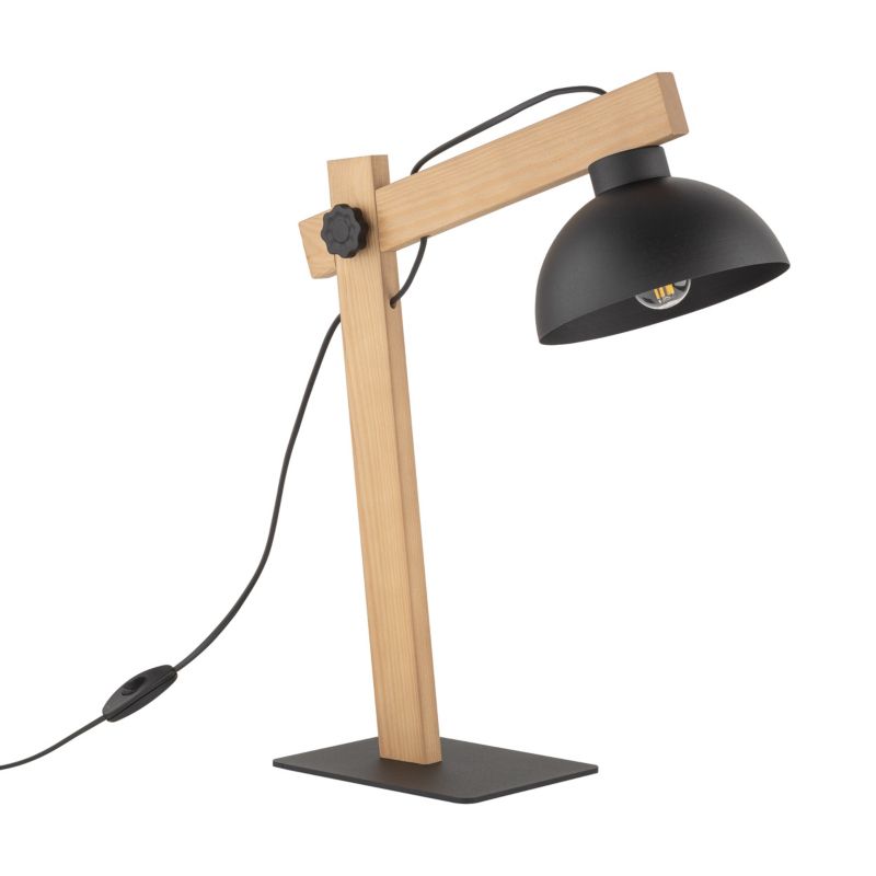 Lampka TK-Lighting Oslo Black Lampka Nocna - 1 szt.
