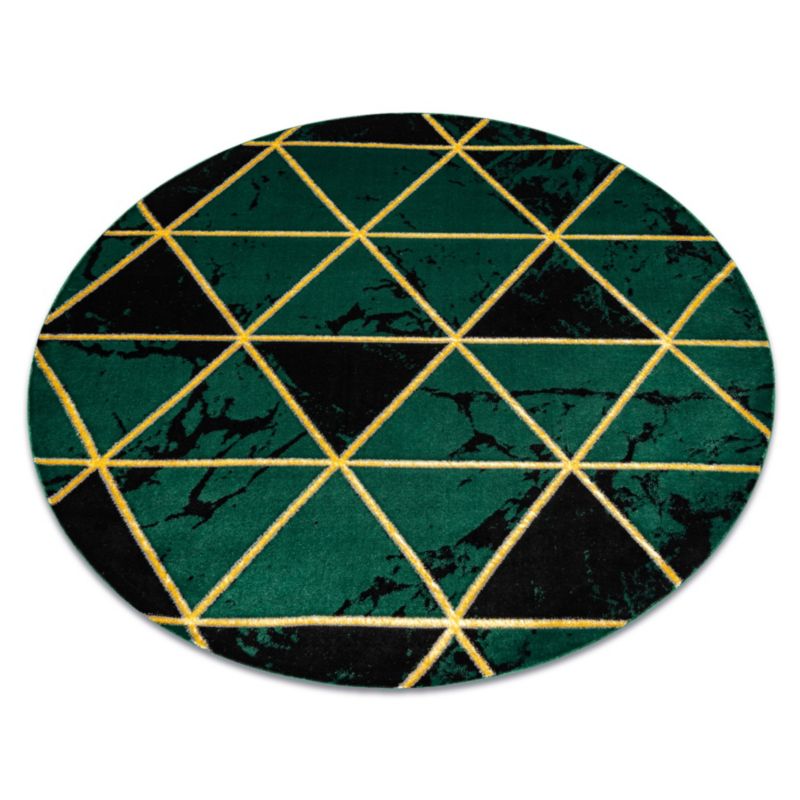 Dywan Emerald RugsX koło 200 cm zieleń AF521 1 szt.