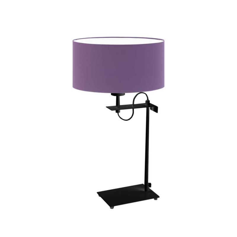 Lampka Nocna Volta Light Factory Point Fioletowy Abażur 1xE27 1szt.