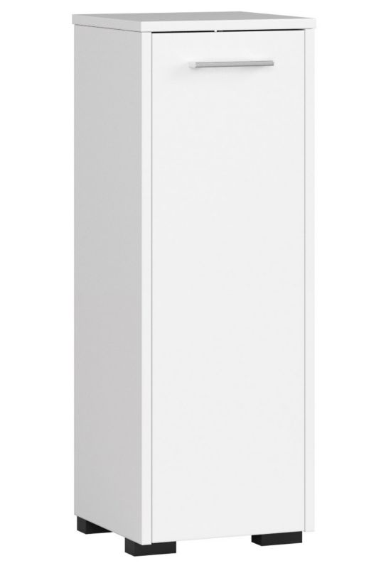 Szafka łazienkowa Akord Fin Biała 30 cm 1 drzwi kolor Biały mat 2 półki 30x30x82 cm 1 szt.