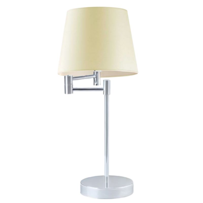 Lampka Nocna Volta Light Factory Jukon Abażur Srebrny/Ecru 1xE27 1szt.
