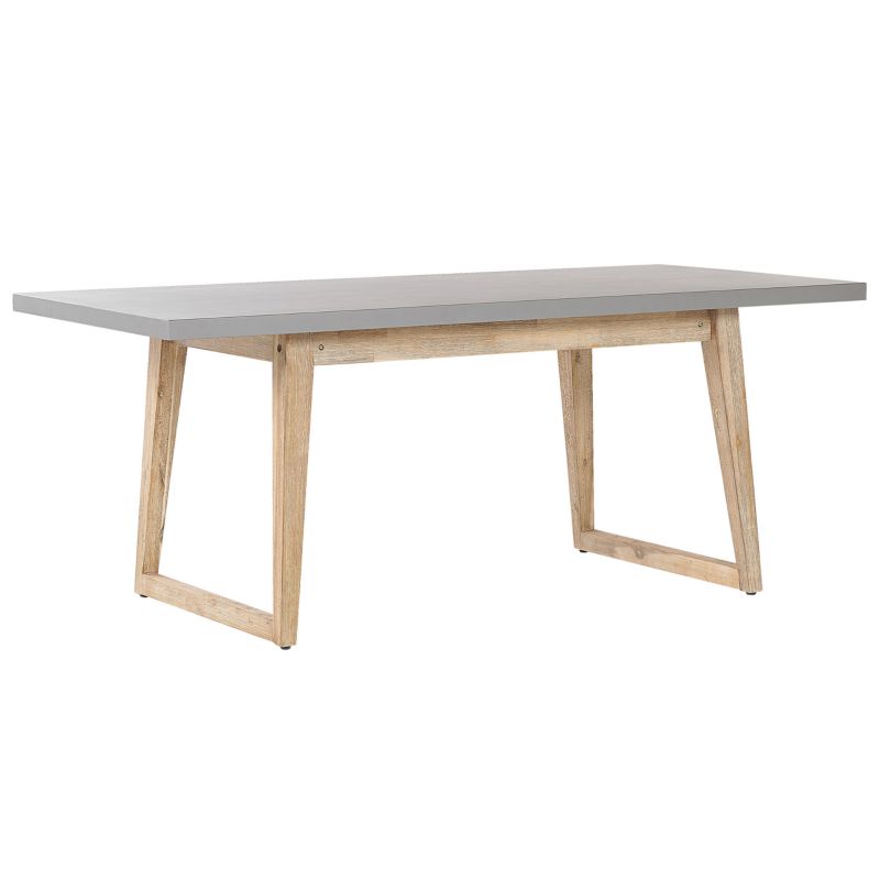 Stół ogrodowy Oria 180 cm 90 cm Beton Szary 1 szt.