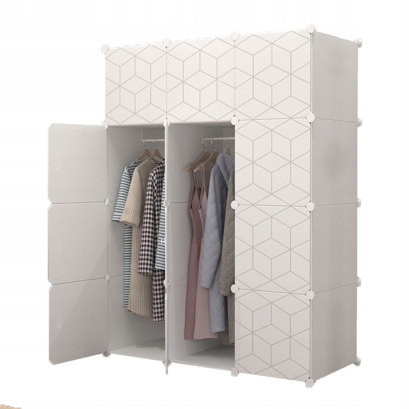 Szafa modułowa Rebiko geometric biała garderoba regał półki 1 szt.