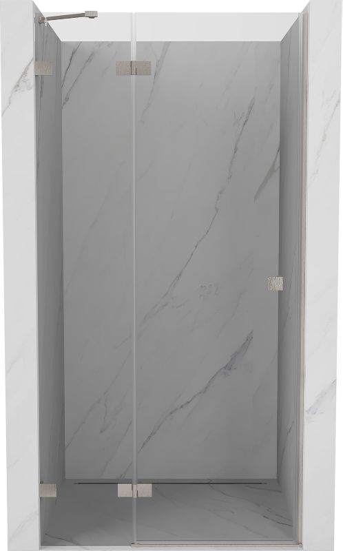 Drzwi prysznicowe uchylne Mexen Lunar nikiel transparent 100 cm 1 szt.