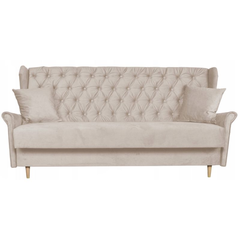 Sofa do salonu rozkładana Family Meble GAJA beżowa 1szt