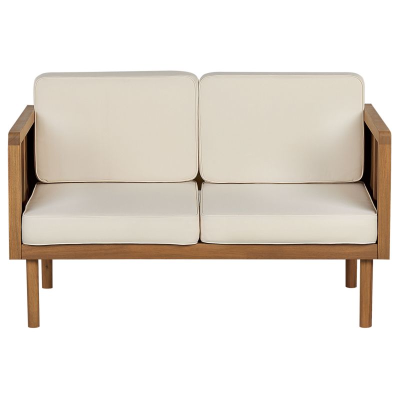 Sofa ogrodowa dla 2 osób Baratti Drewno akacjowe Brązowy 1 szt.