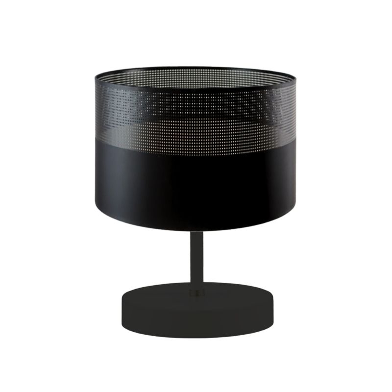 Lampka Nocna Volta Light Factory Picolo Abażur Czarny/Czarny Walec 1xE27 1szt.