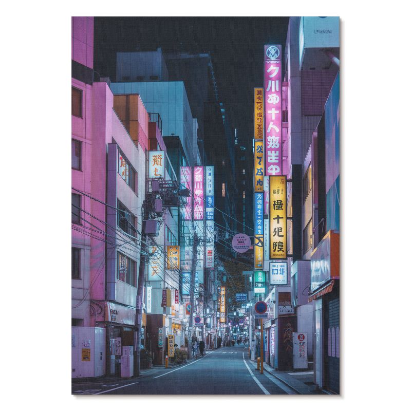 Obraz Plakat Canvas Tulup 42x59,4 cm (A2) Uliczka w Japonii Do sypialni, salonu, pokoju 1 szt.