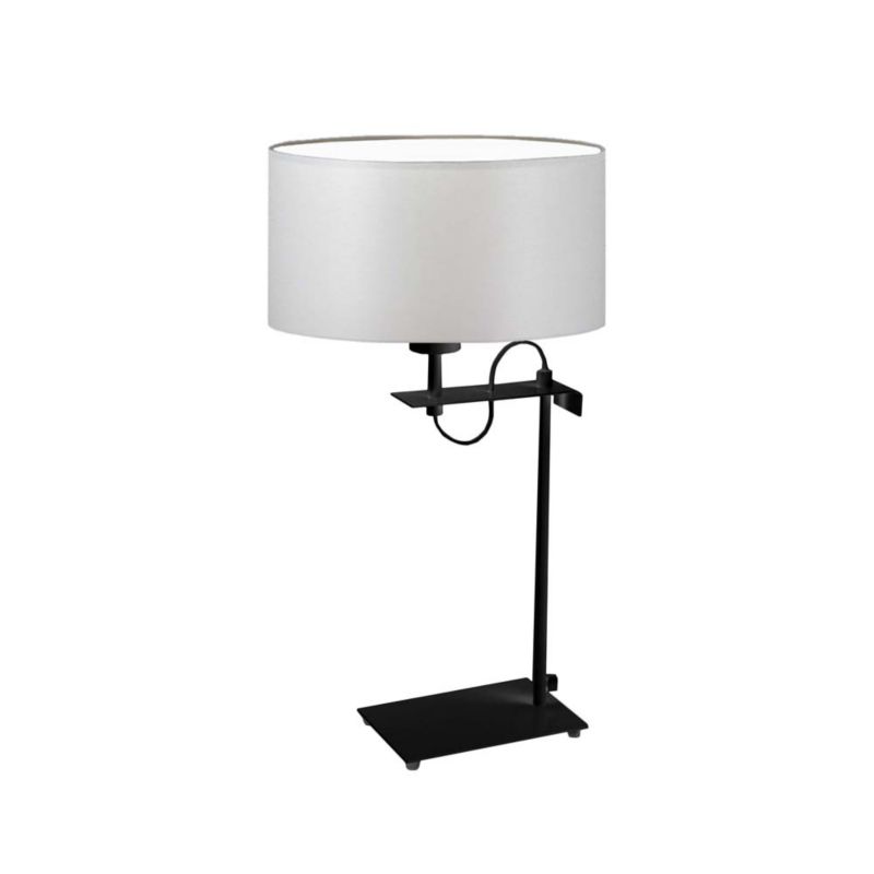 Lampka Nocna Volta Light Factory Point Jasny szary Abażur 1xE27 1szt.