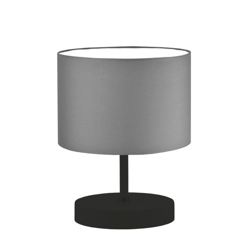Lampka Nocna Volta Light Factory Picolo Abażur Szary Walec 1xE27 1szt.