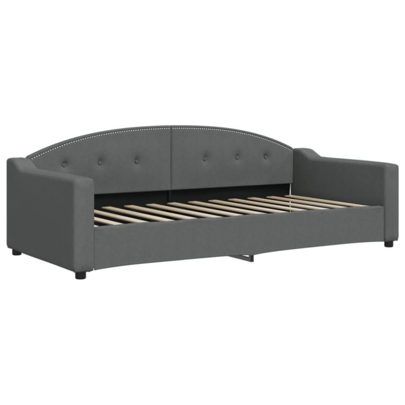Sofa rozkładana WaszeMeble 90x200 cm Ciemnoszary tkanina WM-354184 1 szt.