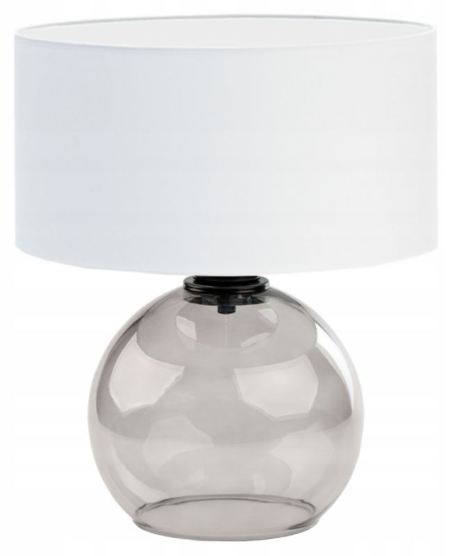 Lampka Nocna Volta Light Factory Piena Abażur Biały 1xE27 1szt.