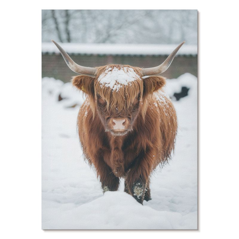Obraz Plakat Canvas Tulup 42x59,4 cm (A2) Zimowe zwierzę Do przedpokoju, salonu, biura 1 szt.